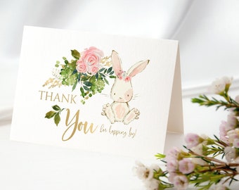 Bunny Bunch Thank You Card Set - Etsy