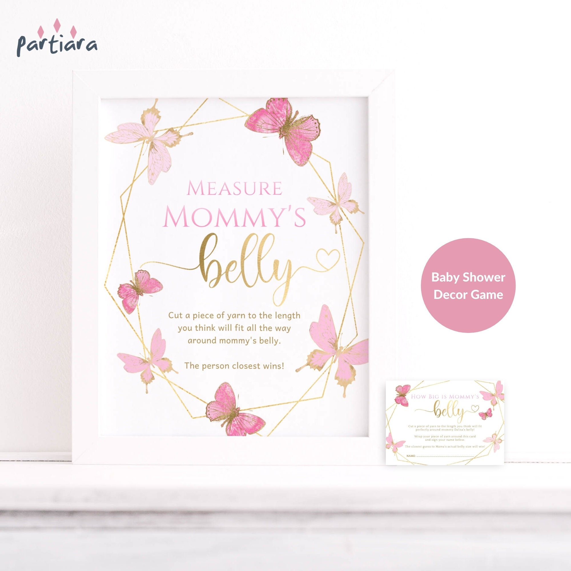 how-big-is-mommy-s-belly-sign-game-and-cards-editable-girl-butterflies-baby-shower-measure-mommy-s-tummy-activity-printable-decor-p144-etsy