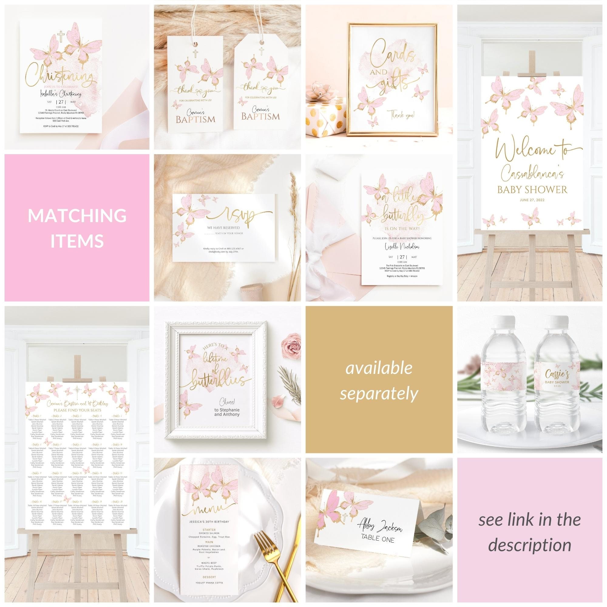 Papillon Devinez Combien De Bonbons Sont Dans Le Pot. Jeu De Douche De Bébé Papillon Or Violet. Devinez Combien De Bonbons Jeu De Devinettes #06 - France