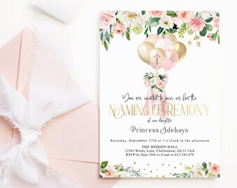 10 x personnalisé enfants Invitations baptême baptême Naming Day
