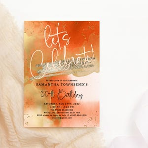 Lets Celebrate Invitation Printable Birthday Party Invites for Ladies