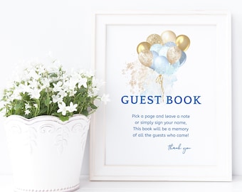 Birthday Guest Book - Etsy