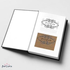 Book Plates, Bookplate Stickers, Printable Book Labels, This Book Belongs To Label, Personalised Library Editable Digital Download Template