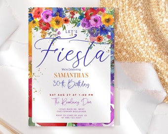 Fiesta Party Invite - Etsy