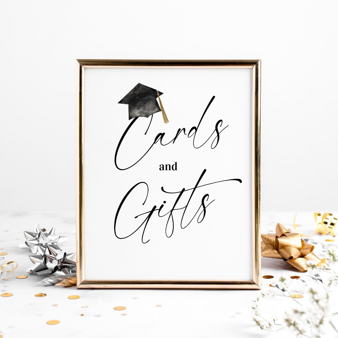 Table Label Graduation Graduation Full Editable Table Sign, Custom Graduation Party Table ...