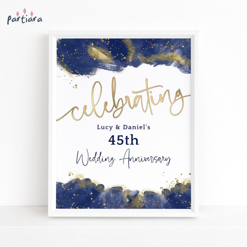 Anniversary Sign - Etsy