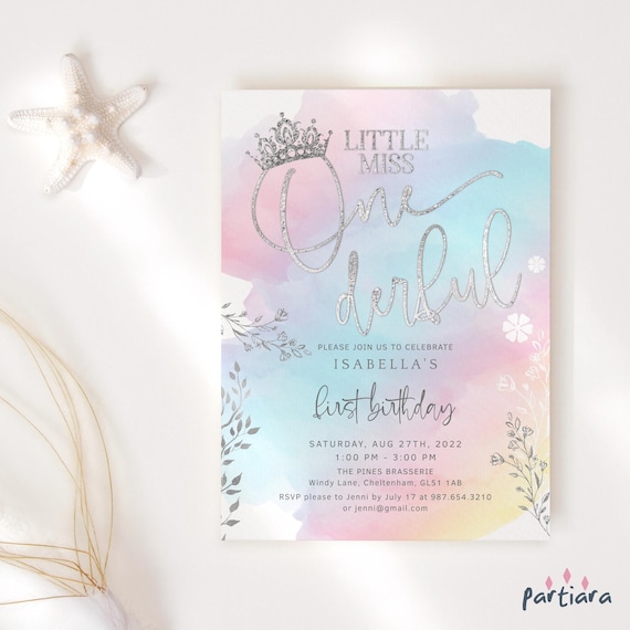 A Rainbow First Birthday — Little Miss Party