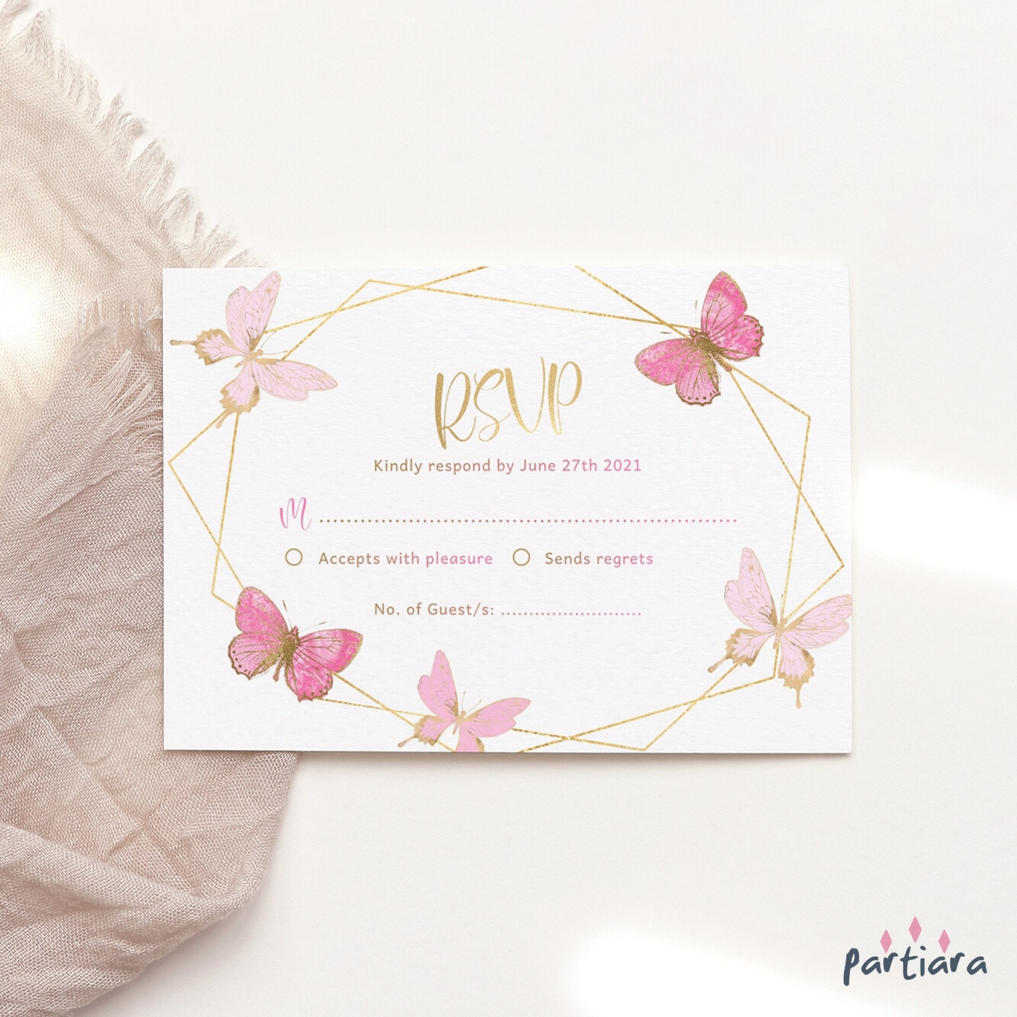 Butterfly RSVP Card Editable Template Girl Baby Shower Etsy Butterfly RSVP Card Editable Template Girl Baby Shower Etsy