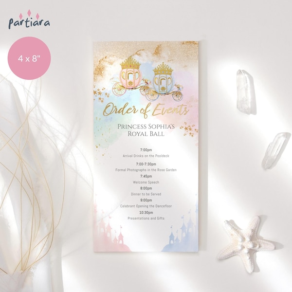 Order of Events - Etsy