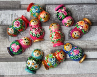 Russian doll fridge magnets - matryoshka magnets