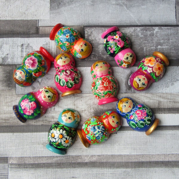 Russian doll fridge magnets - matryoshka magnets