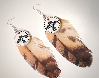 Thunderbird earrings