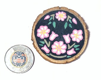 Cherry Blossom brooch/lapel pin