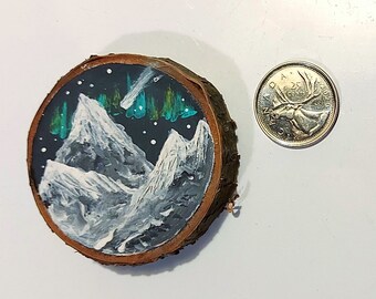 Rocky Mountains Brooch/Magnet