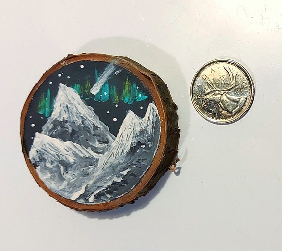 Rocky Mountains Brooch/Magnet