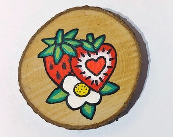 Heartberries Brooch / Lapel pin
