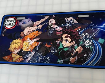 Demon Slayer Aluminum Sublimation .045" (1.12mm) License Plate