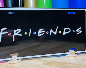 Friends 2 Aluminum License Plate
