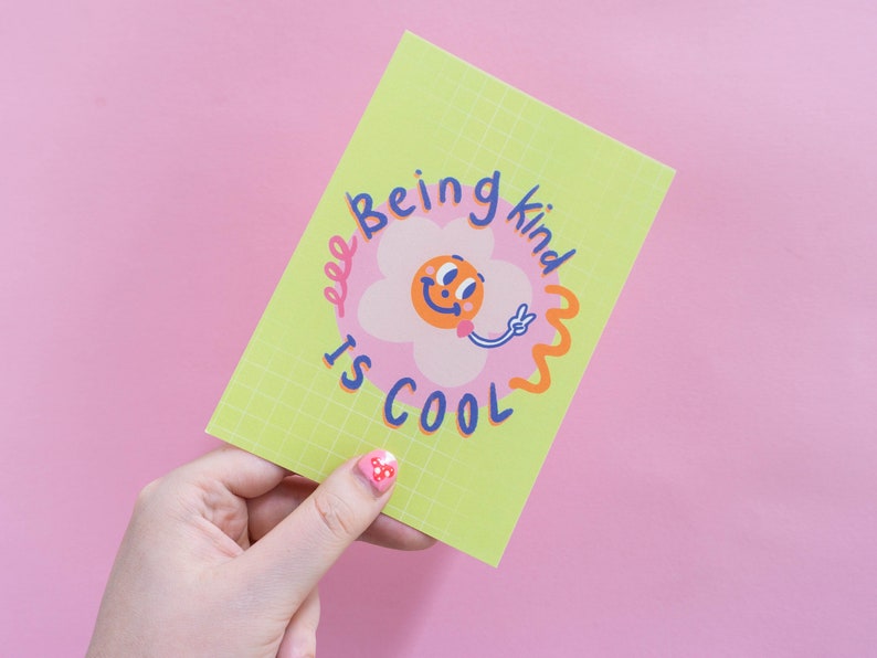 Being Kind Is Cool a6 Postcard Studio Cat-She image 4