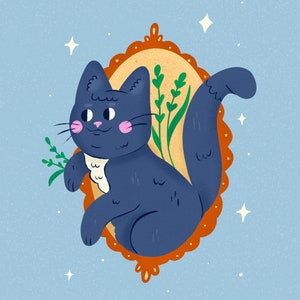 Personalisiertes Haustier Porträt - Lustig & Bunt Digitale Illustration - Einzigartiges Geschenk für Hunde-/Katzenmütter und -väter