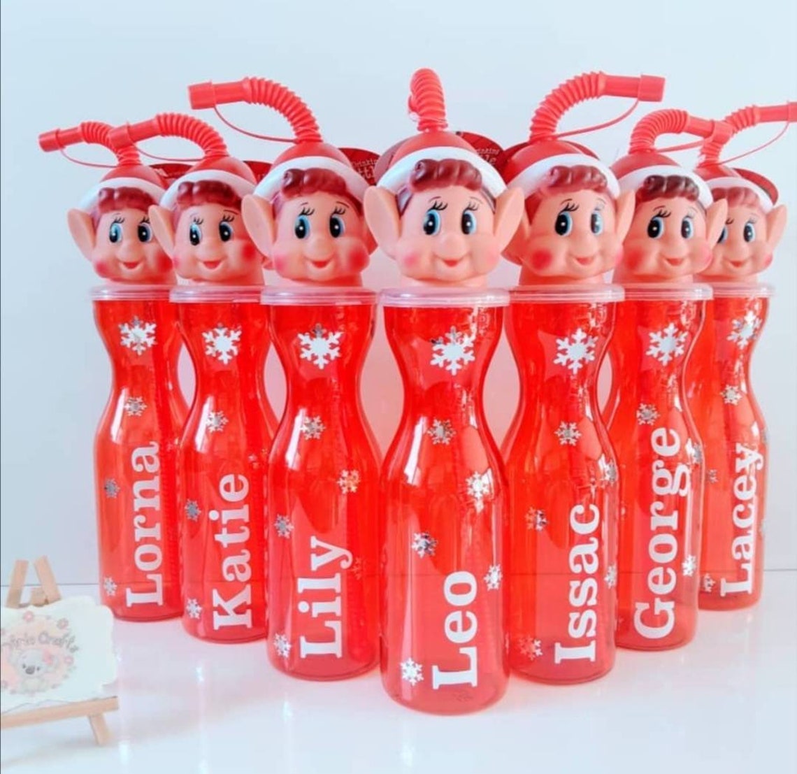 ELF DRINKING BOTTLE Cheeky Elf Child's Drinking Bottle Etsy UK