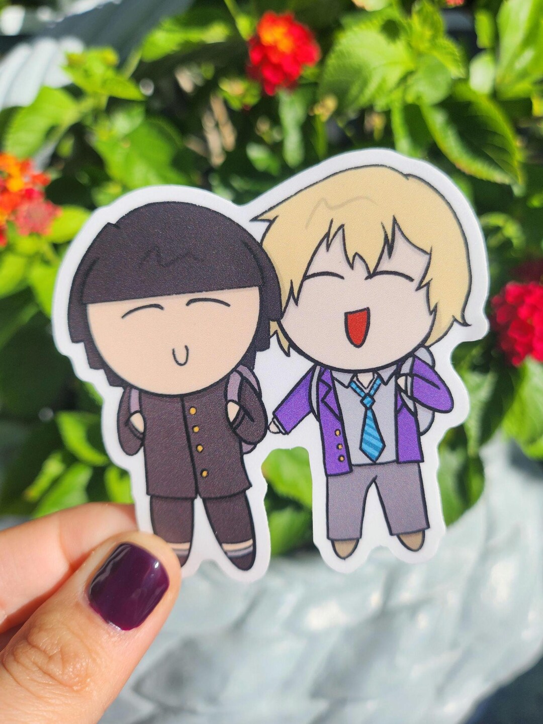 Mob and Teru Sticker, Mob Psycho 100 Sticker, Shiego Kageyama and ...