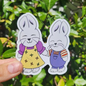 Max and Ruby Stickers, Childhood Cartoon Stickers