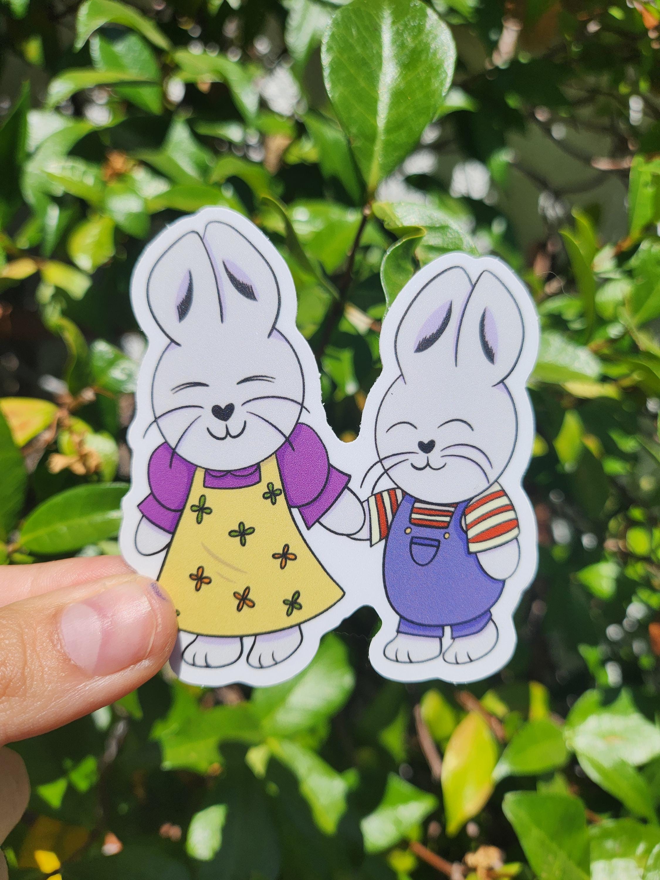 Max and Ruby Stickers, Childhood Cartoon Stickers, Nick Jr. Character ...