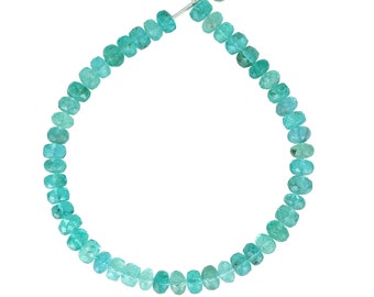 Natural Apatite Faceted Beads , apatite rondelles , apatite facetted beads , natural blue apatite AAA Quality Beads 5mm to 10mm SKU- BBI508