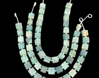 Extremely Rare Natural Grandidierite Without Polish Gemstone Beads, Grandidierite Gemstone Briolette&#39;s, Grandidierite Jewelry Beads BBI1081