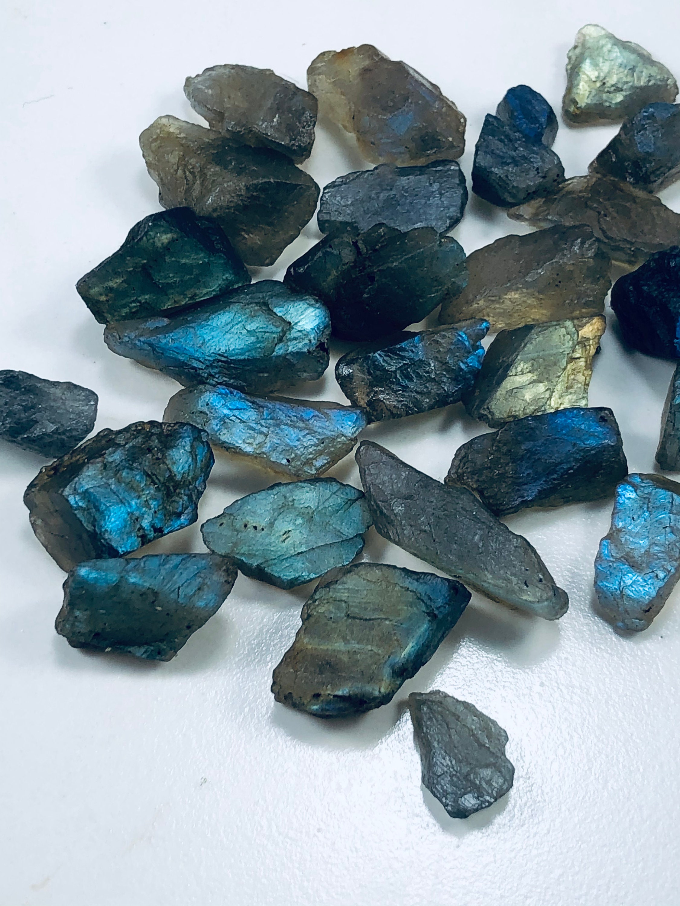 10 Pcs Multi Fire Raw Labradorite Natural Rough Labradorite Etsy UK