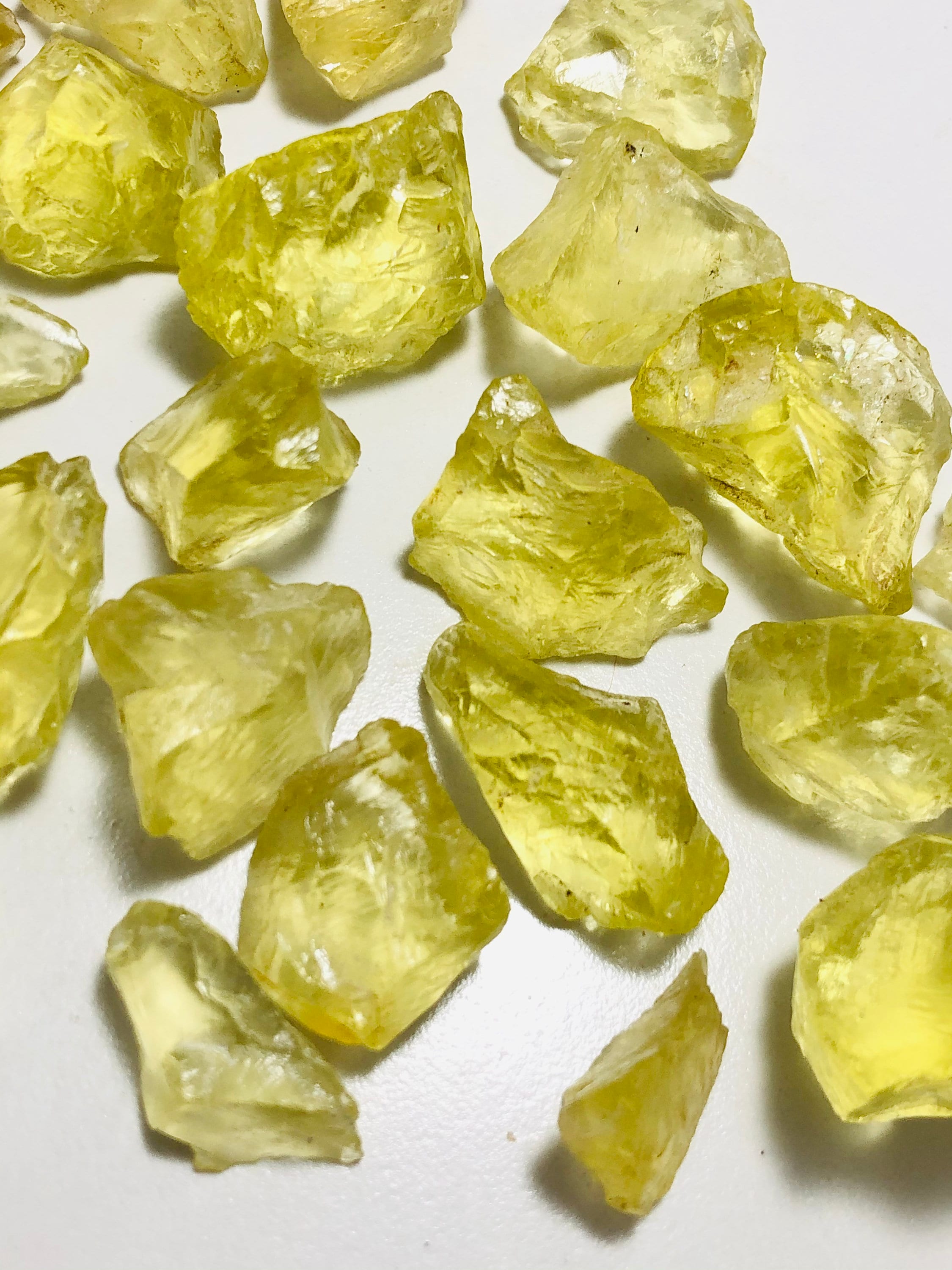 10 Pieces Natural lemon quartz Loose Rough lemon quartz Etsy