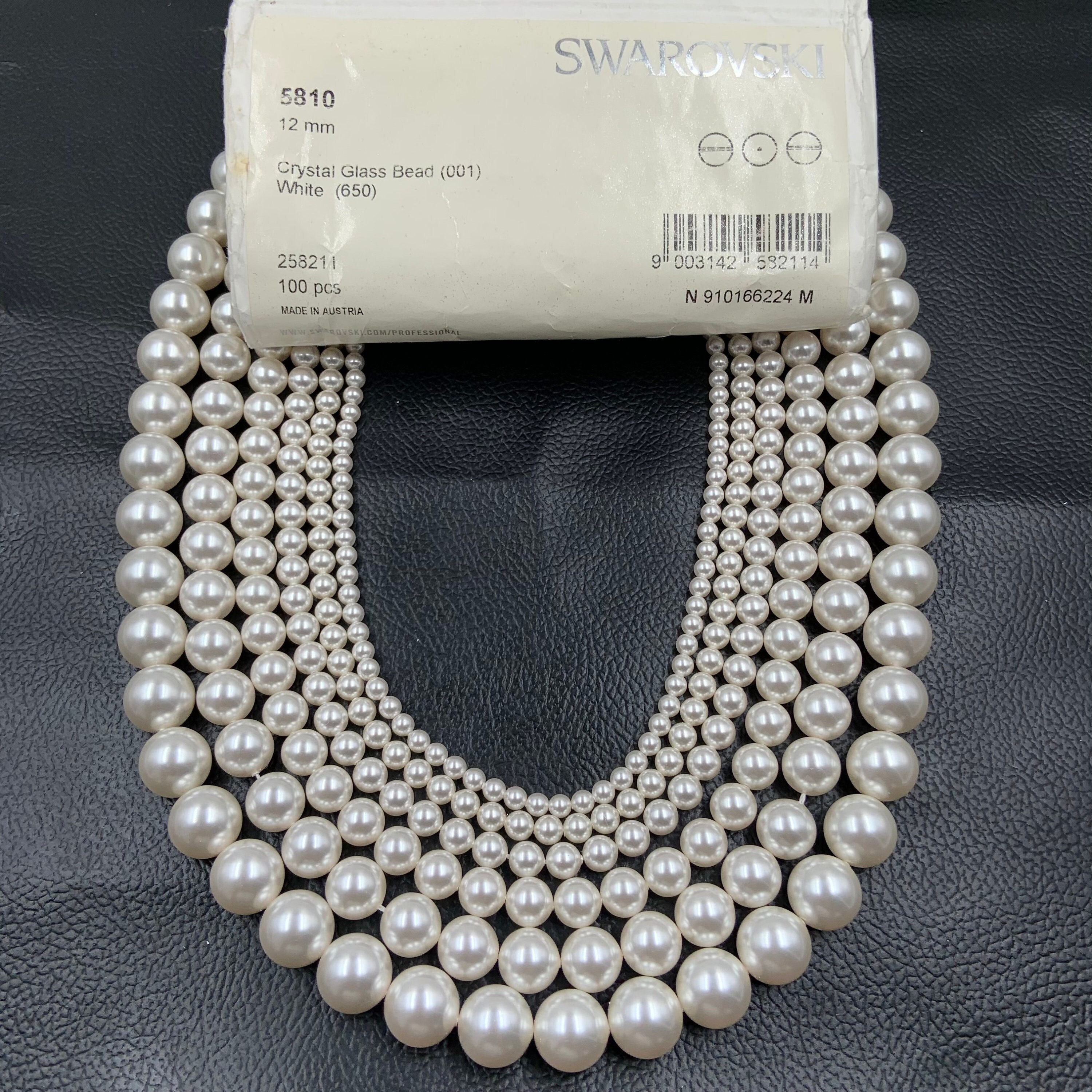 La Belleza Round Pearls, Sew on Pearls,3mm-10mm Pears,white,ivory,black  Pearls 200g/lot 