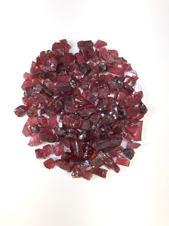 10 Piece Natural Raw Garnet Crystal, Raw Garnet Stone, Rough Gemstone,  Jewelry Making, Healing Crystal, Crystal Shop 