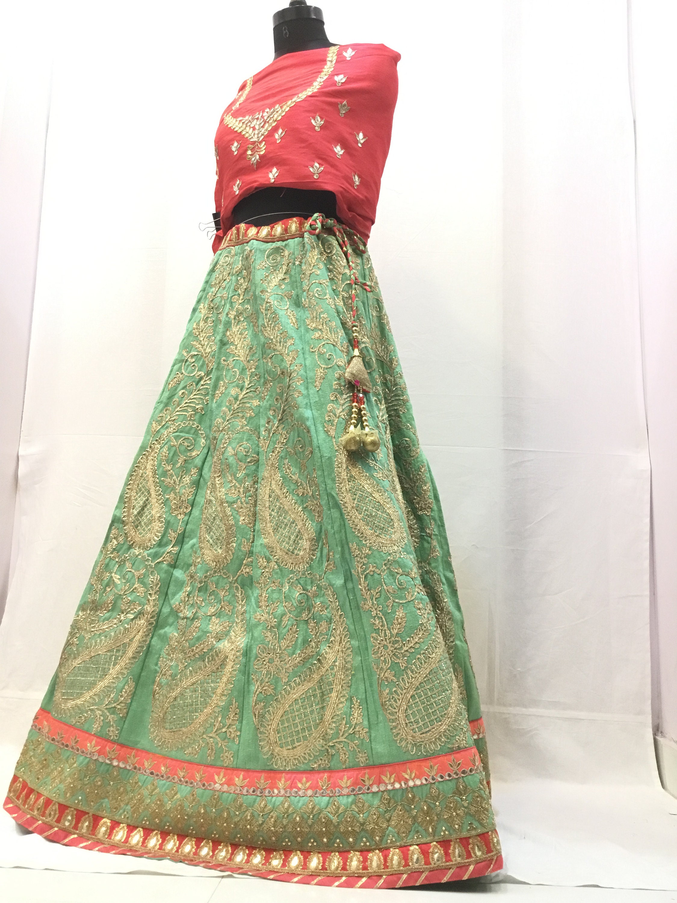 Rajasthani Indian Lehenga Choli Designer Rajasthani Lehenga Etsy