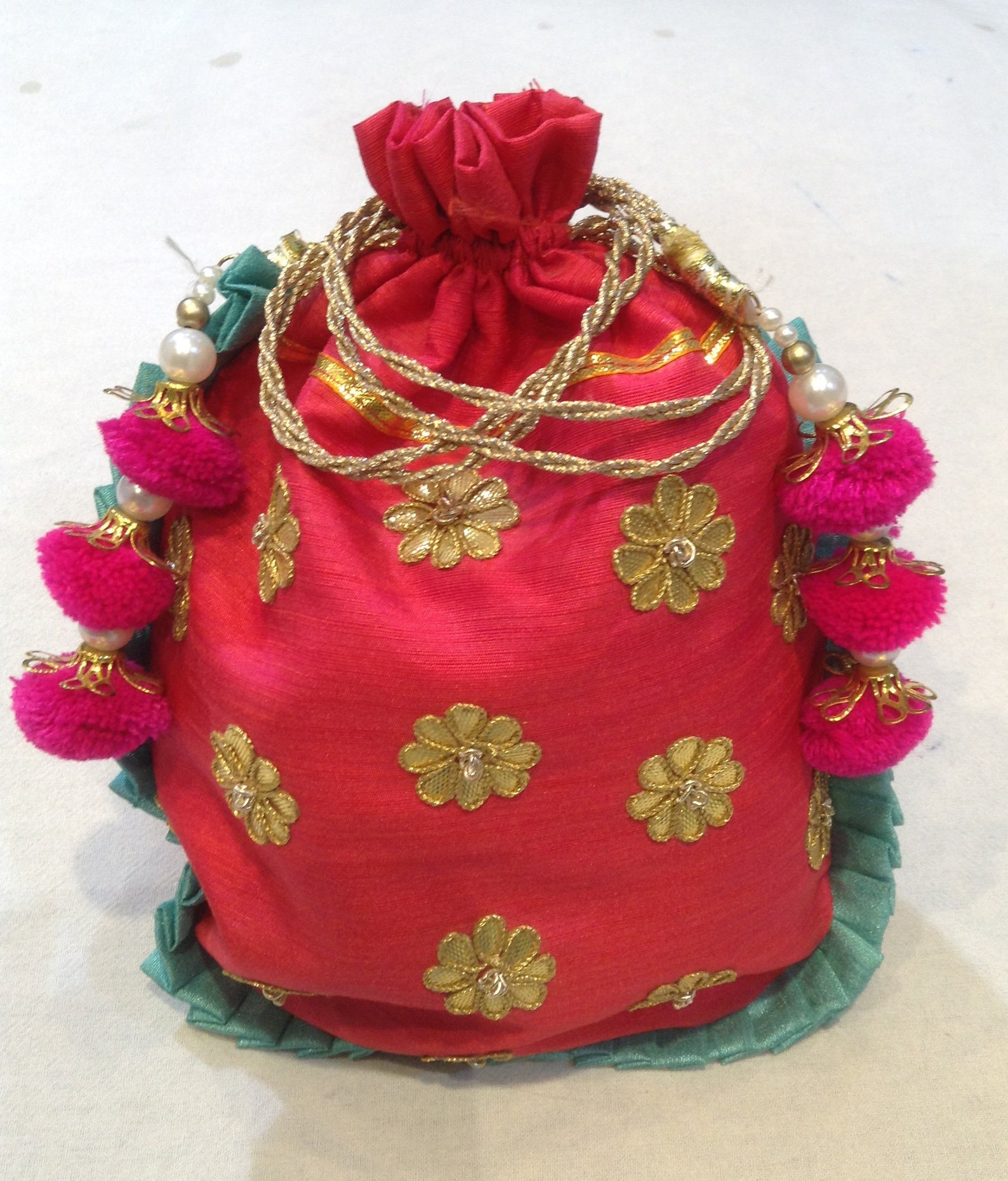 Set of 3 Pcs Indian Potli Bag/bridal Clutch/bridal Purse for Etsy