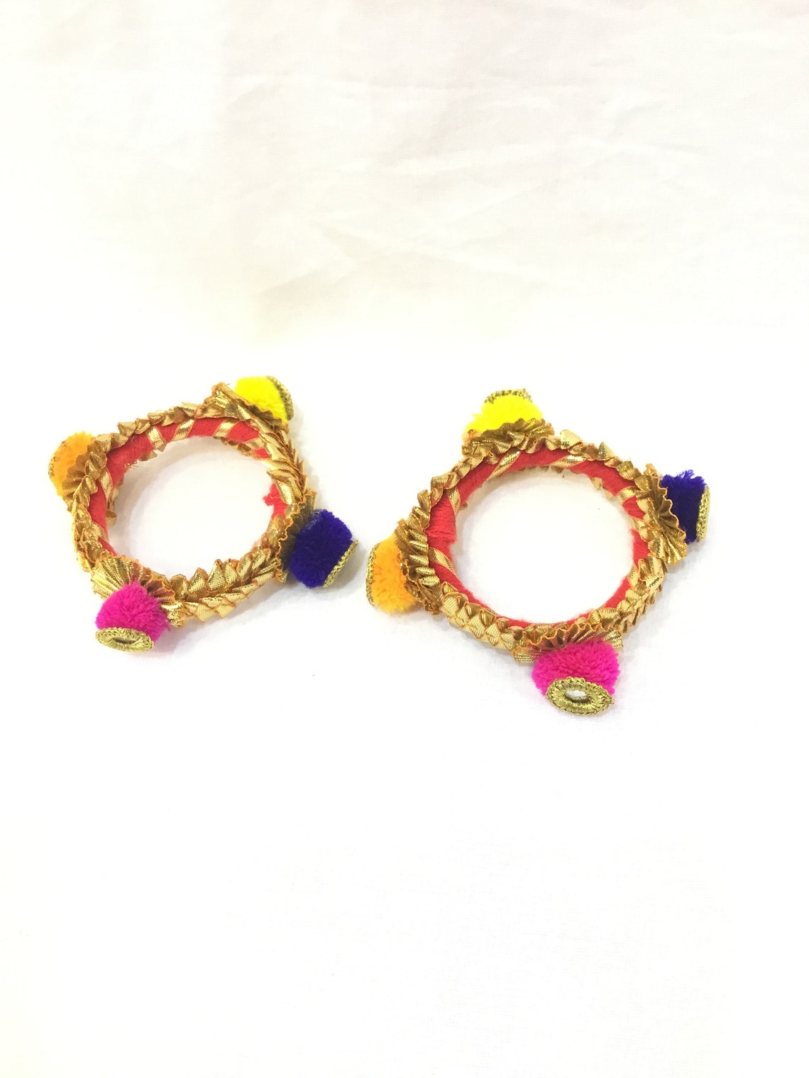 Little Girls Bangles with Two Earring Etsy