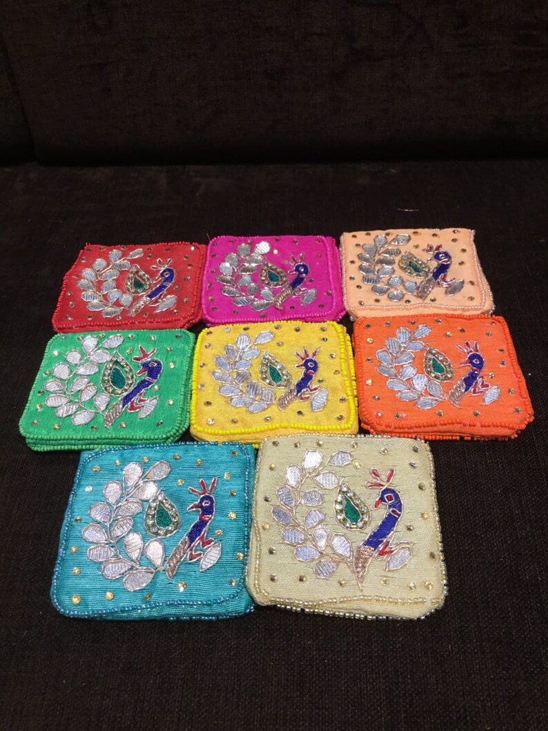 Sale on set of 20 pcs coin Pouch With valcro Zip