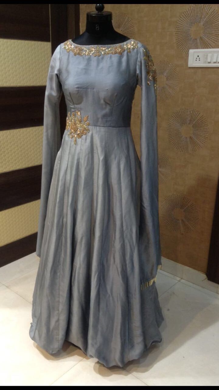 One piece gown dress design new arrivals