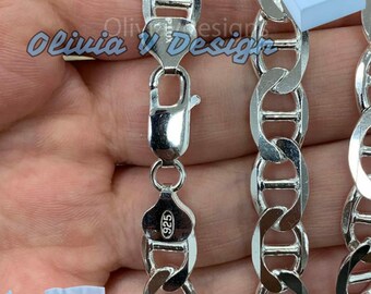Collar Plata 925 Cadena Piel Collar Ancla Plata 925 - Colgante Náutico Con Cadena De Piel Para Hombre Y Mujer Colgante Ancla Plata 925 Hombre