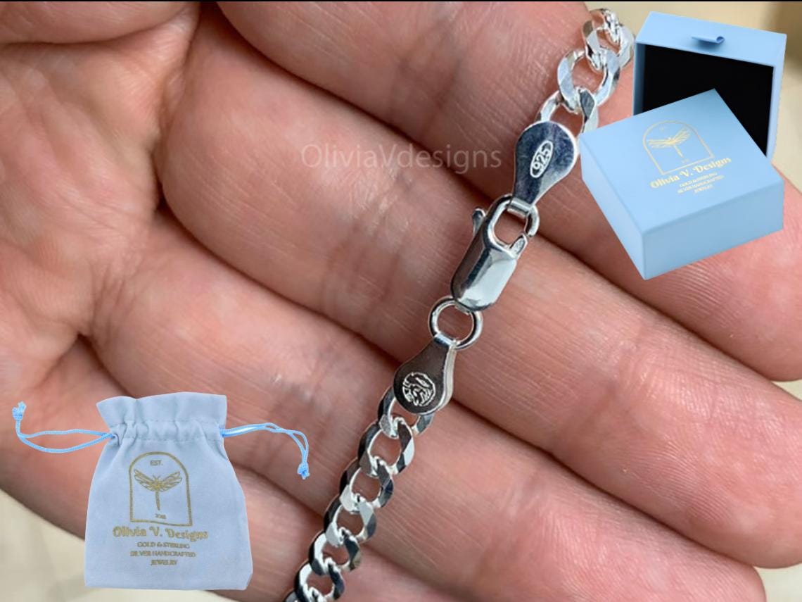 S925スターリングシルバー キューバリンクカーブチェーン ネックレス Amazon.co.jp: スターリングシルバー キューバリンクチェーン