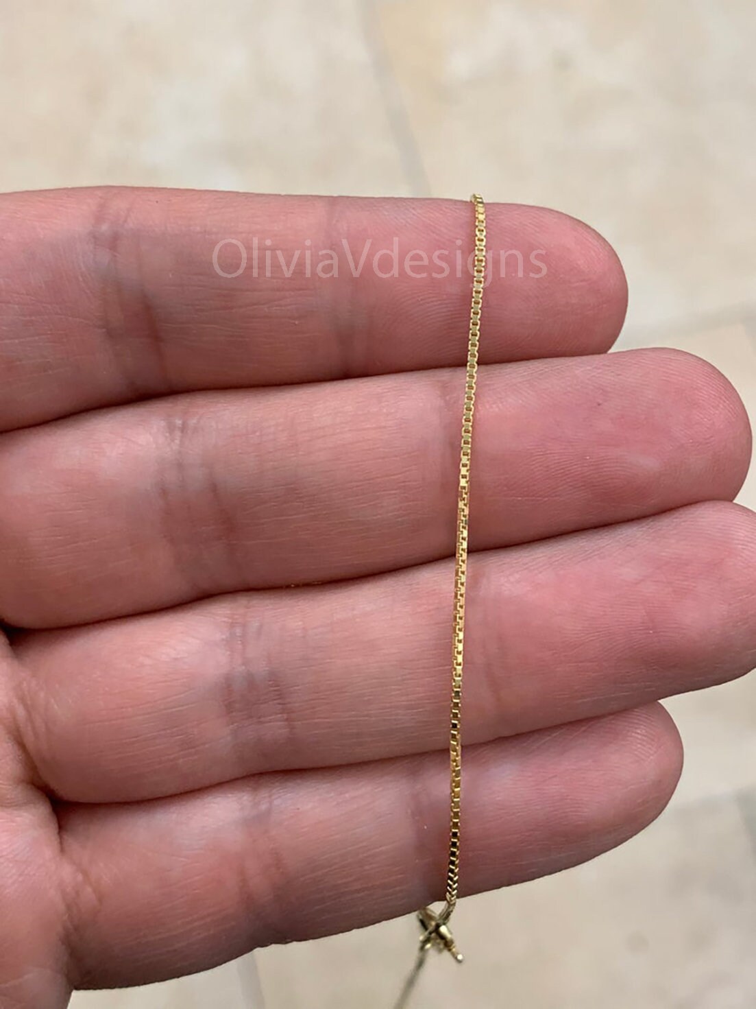925 Sterling Silver Over 14K Gold Over Sterling Silver 1.00mm Etsy