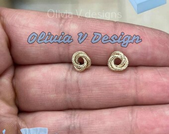 ◆STONEHENgE◆ Love Duet 14K Earrings SA25A71F STONE HENGE B9029 Love Duet 14K Rose Gold Earring