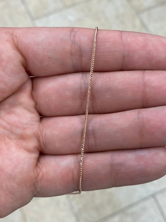 1mm rolo 14k chain deals