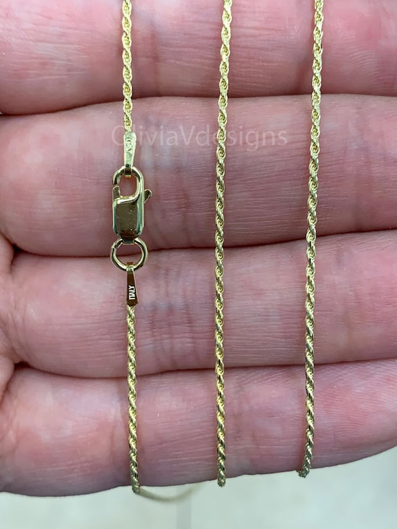 Italian 18kt Gold Over Sterling Made in Italy Lock Pendant Paper Clip  Link Necklace