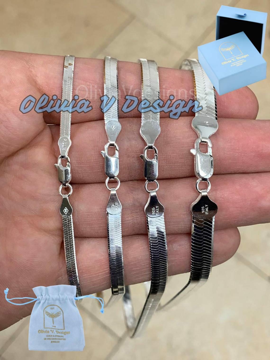 Bracciale Grumetta Spina Di Pesce Oro Opaco