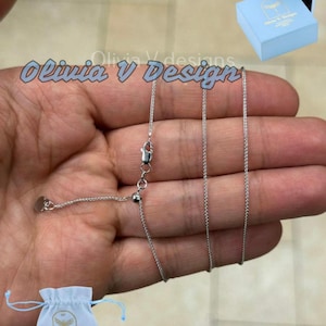 10K White Gold Wheat Chain Necklace: Adjustable Spiga Chain (Up to 22&quot;)