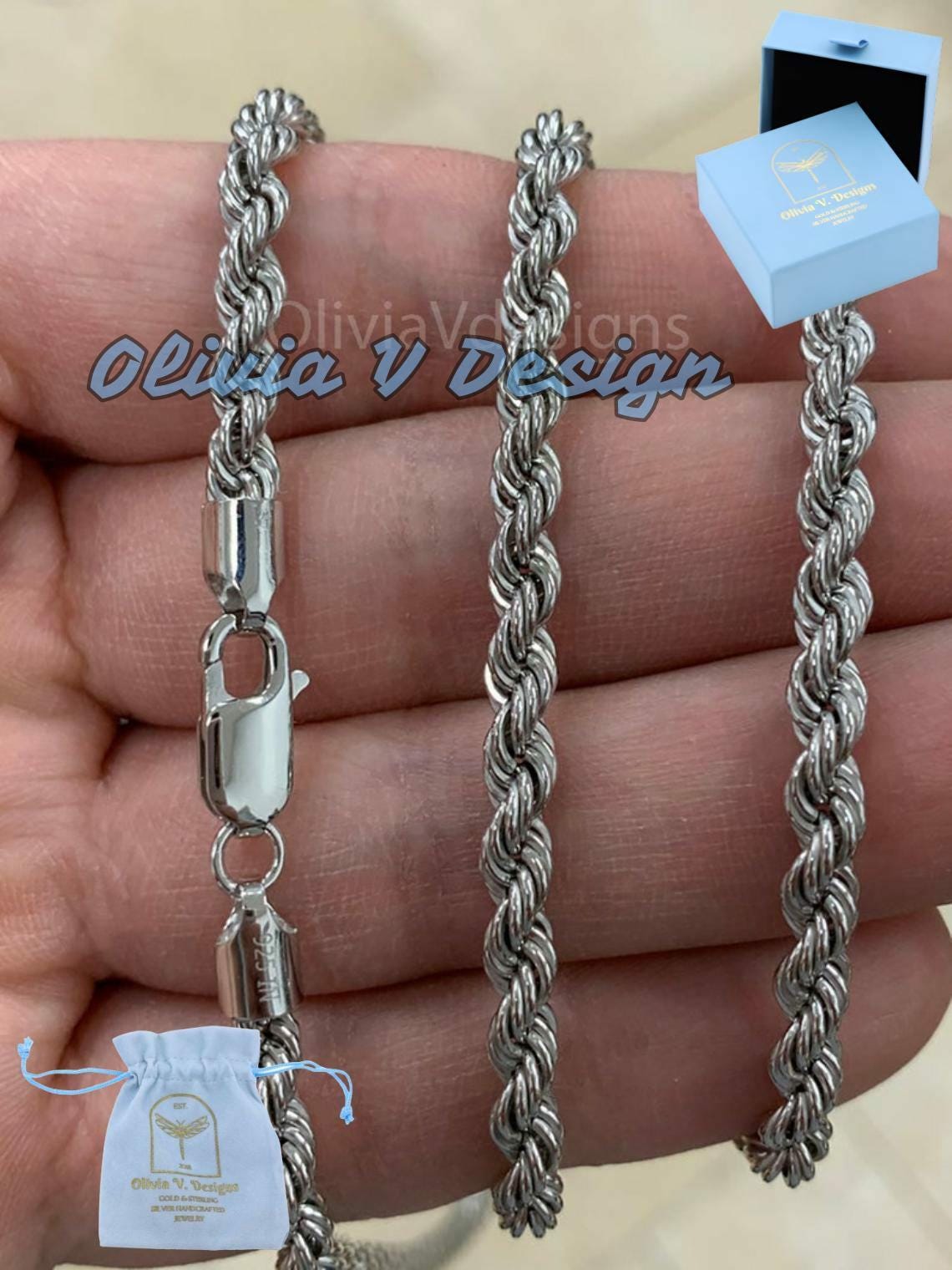Collana Girocollo Uomo Collana In Argento Sterling 925 Puro - Catena Corda Italiana Lucida, Lunghezza Regolabile, Per Uomo/donna Argento Sterling Puro 16 - Foto 4