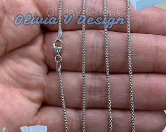 925 sterlingzilveren popcornketting 1,4 mm - Anti-aanslag Italiaans Coreana