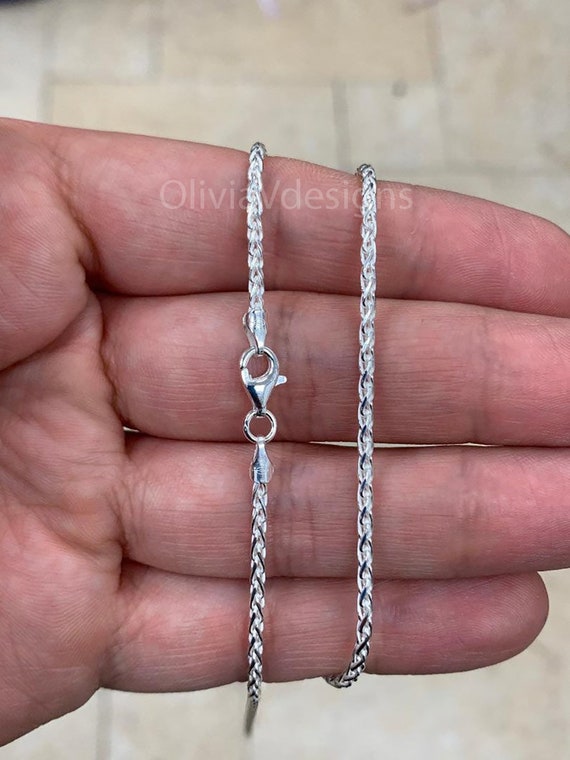 24 Inch 925 Sterling Silver Men's Chain Necklace | Shop 925 Silver  Contemporary Mens Necklaces | Gabriel & Co
